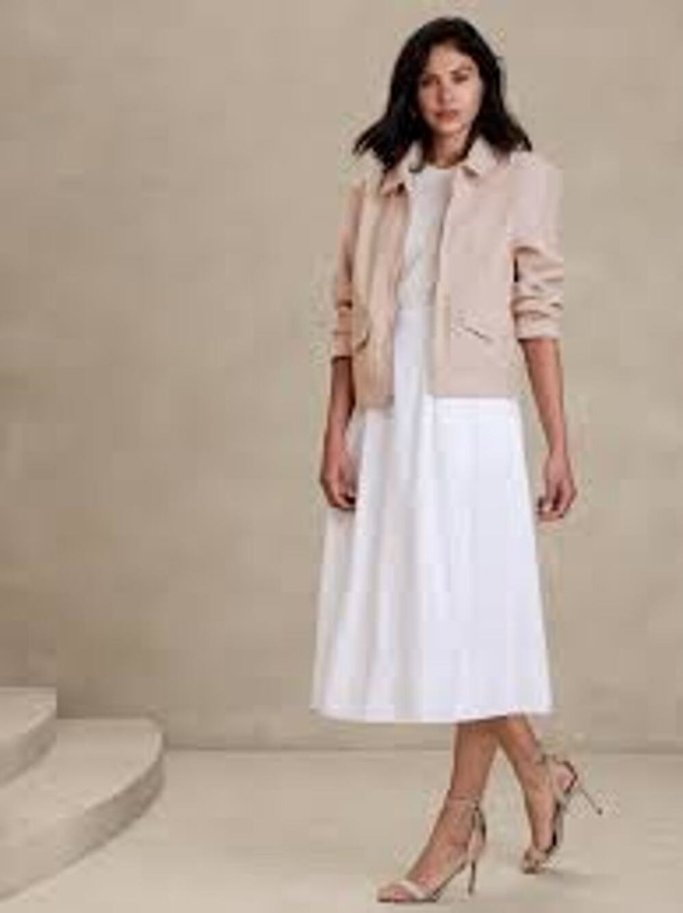 Banana Republic Melton Volume Sleeve Llama Hair Jacket Womens Size Large NWT